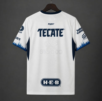 Camisola CF Monterrey 2026-27 Alternativa Branca Versão Adepto