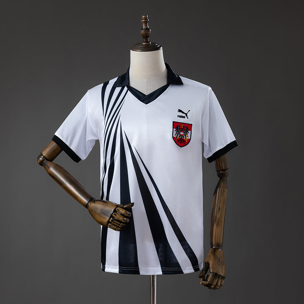 Camisola Austria 1990 Principal Versão Adepto