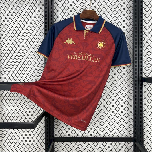 Camisola FC Versailles 2024-25 Alternativa Vermelha Versão Adepto