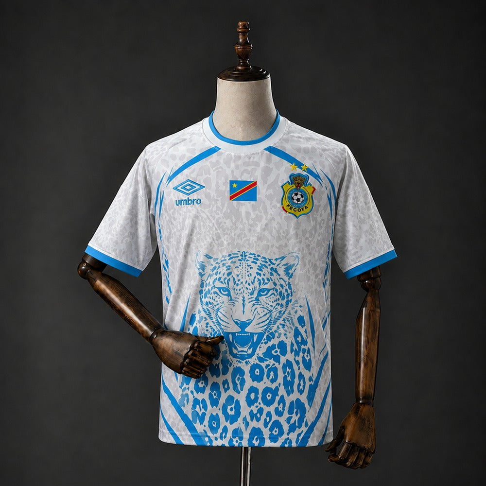 Camisola RD Congo 2026 Alternativa Branca Versão Adepto
