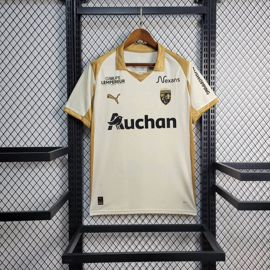 Camisola RC Lens 2025-26 Alternativa Beje Versão Adepto