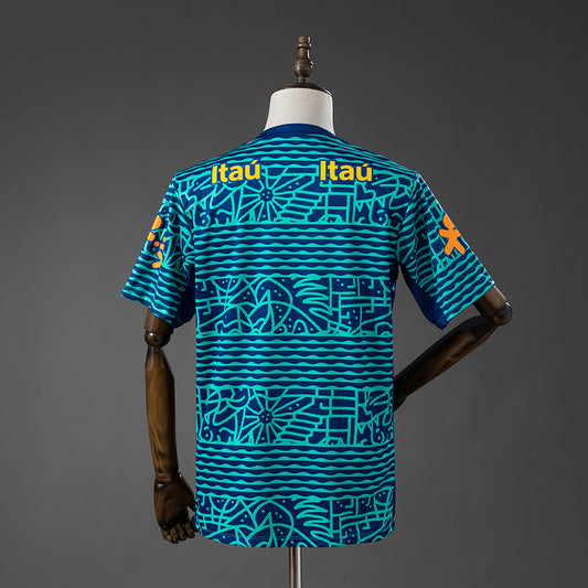 Camisola Brasil 2025 Pre-Match Versão Adepto