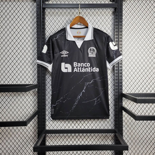 Camisola CD Olimpia 2025-26 Alternativa Preta Versão Adepto
