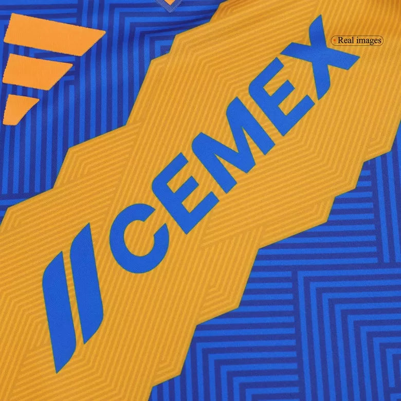 Camisola Tigres UANL 2024-25 Alternativa Azul Versão Adepto