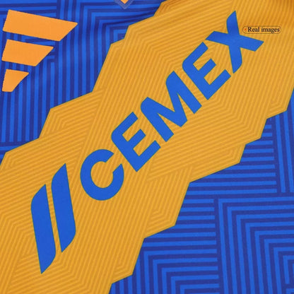 Camisola Tigres UANL 2024-25 Alternativa Azul Versão Adepto