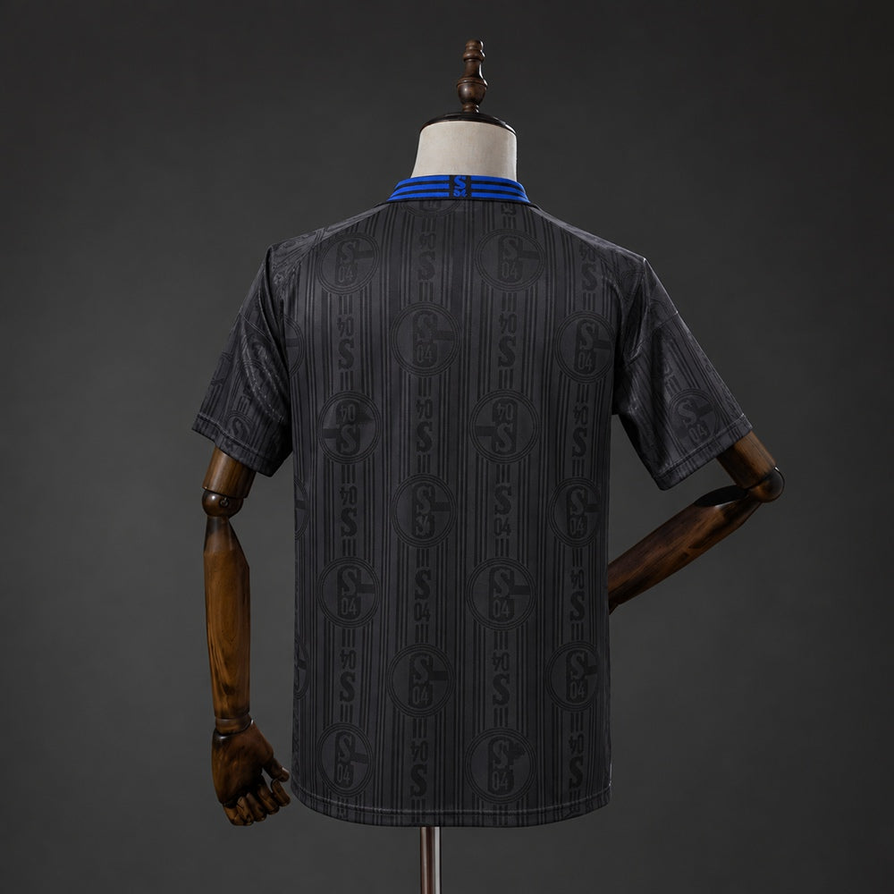 Camisola Schalke 04 1998-99 Alternativa Preta Versão Adepto