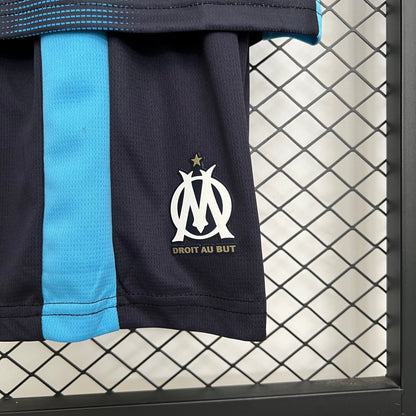 Kit Criança Olympique Marselha 2025-26 Alternativo