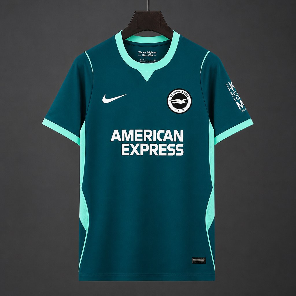 Camisola BRIGH 2026-27 Alternativa Verde Versão Adepto