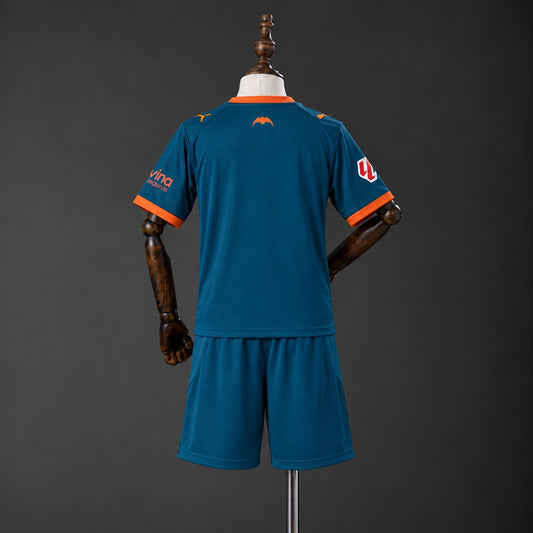 Kit Criança Valencia FC 2026-27 Alternativo Azul