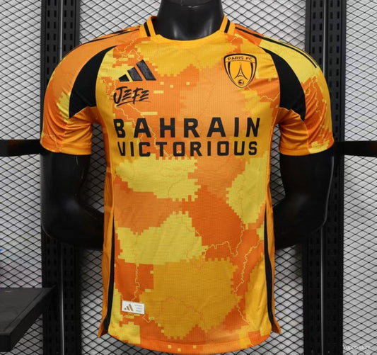 Camisola Paris FC 2025-26 Alternativa Amarela Versão Jogador