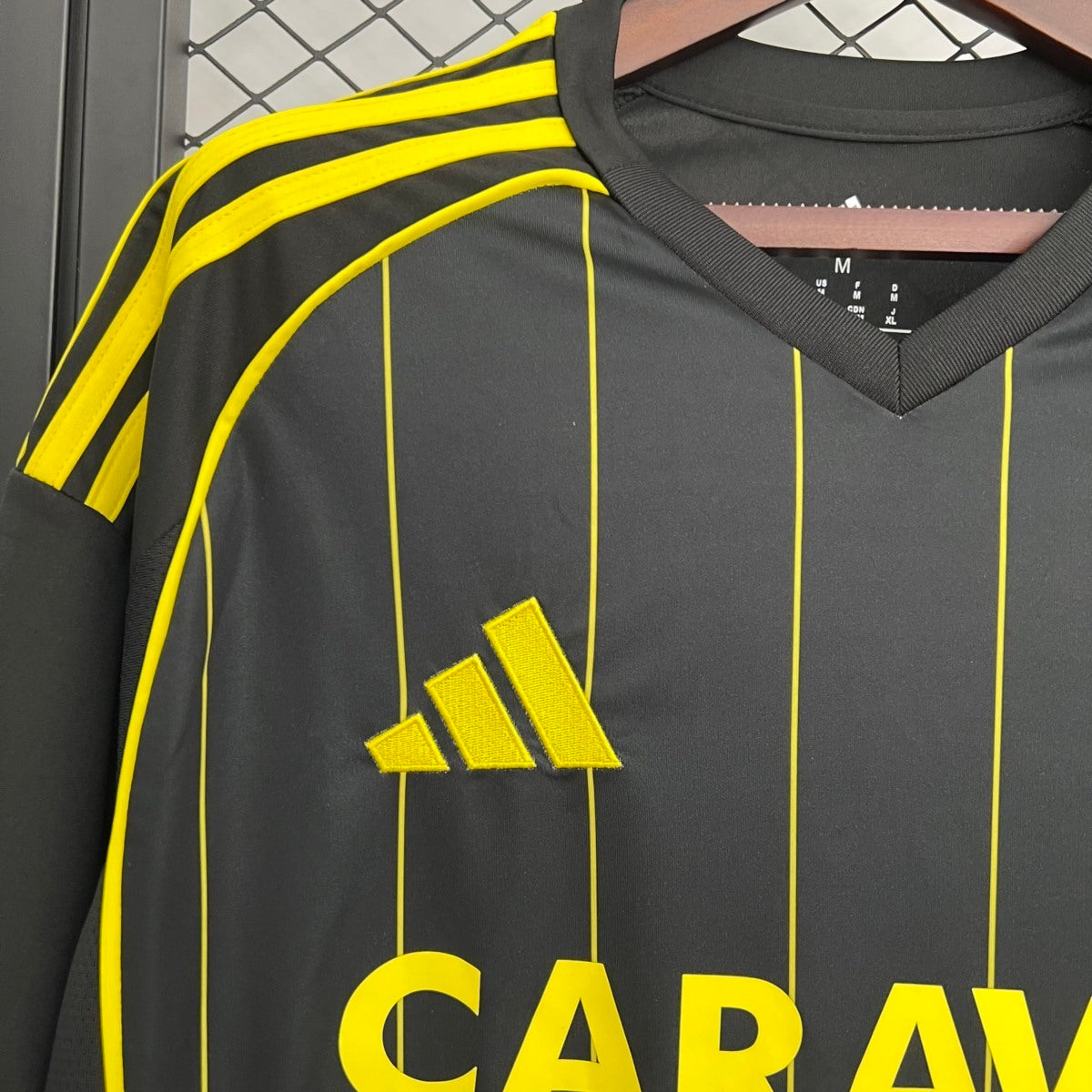 Camisola Real Saragoça 2025-26 Alternativa Preta Versão Adepto