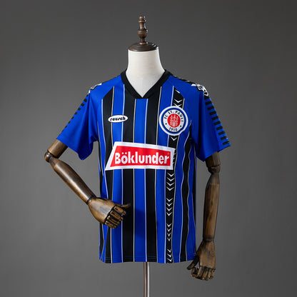 Camisola St. Pauli 1997-98 Alternativa Azul Versão Adepto