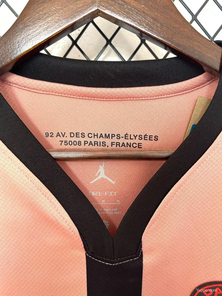 Camisola Manga Comprida FC Paris Saint-Germain 2024-25 Alternativa Laranja Versão Adepto