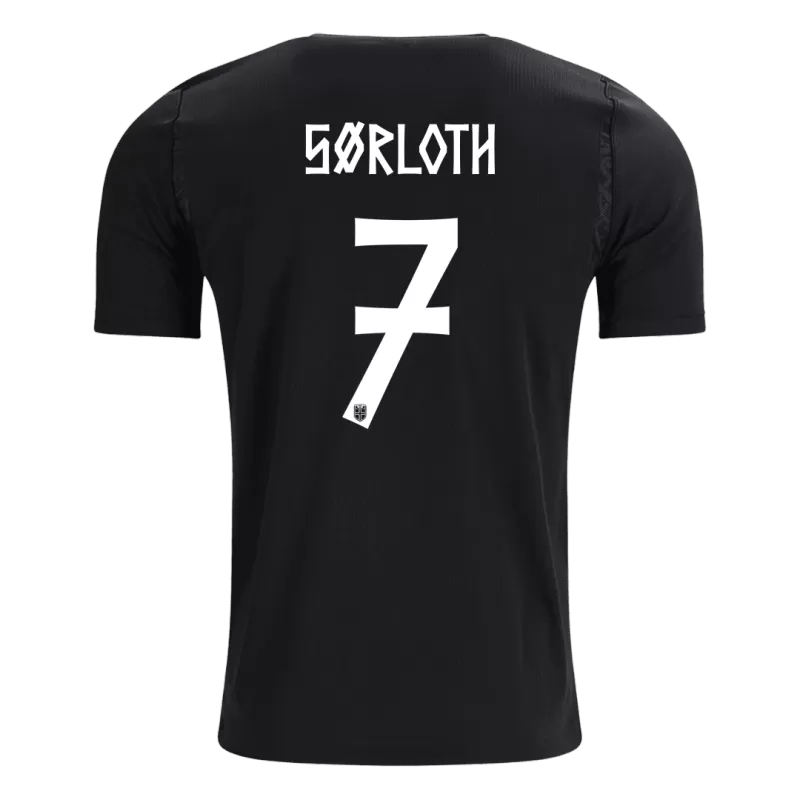 Camisola Noruega 2026 Alternativa Preta Versão Adepto SØRLOTH #7