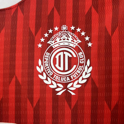 Camisola Deportivo Toluca 2025-26 Principal Versão Adepto