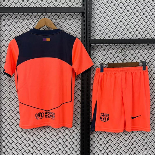 Kit Criança FC Barcelona 2025-26 Alternativo