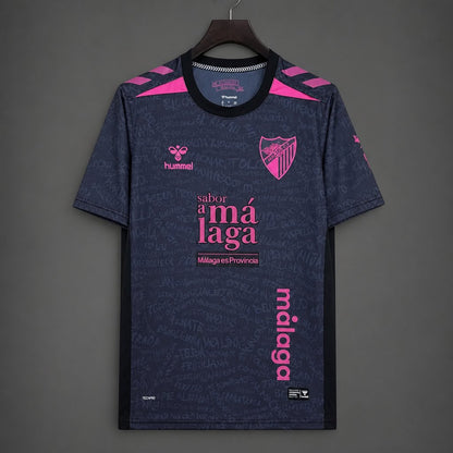 Camisola Malaga FC 2026-27 Alternativa Preta Versão Adepto