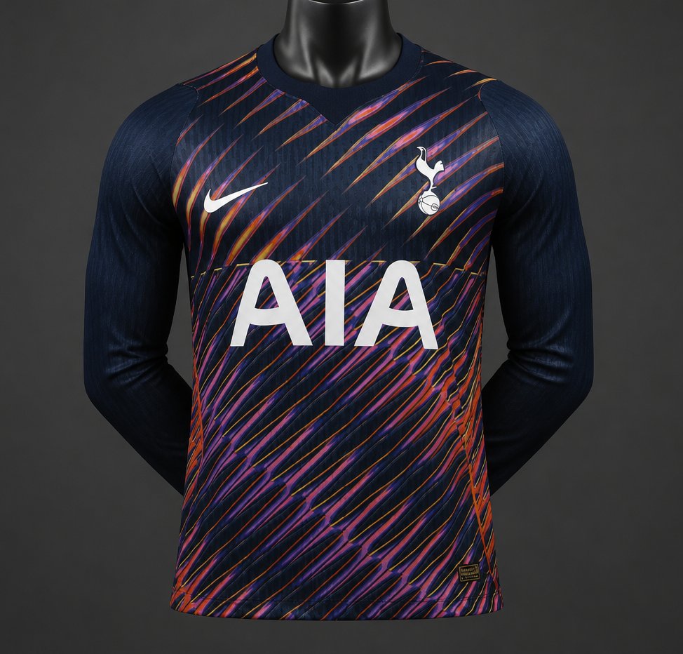 Camisola Manga Comprida TOT 2026-27 Alternativa Azul Versão jogador