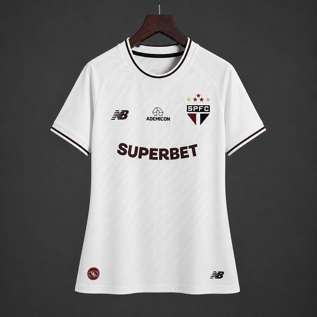 Camisola São Paulo FC 2026-27 Alternativa Branca Versão Mulher