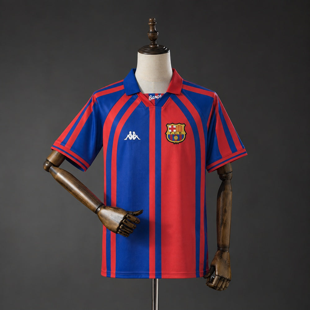 Camisola FC Barcelona 1997-98 Principal UCL Versão Adepto