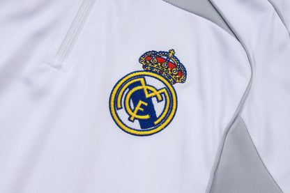 Fato de Treino Real Madrid CF 2025-26 - Camisola com Fecho