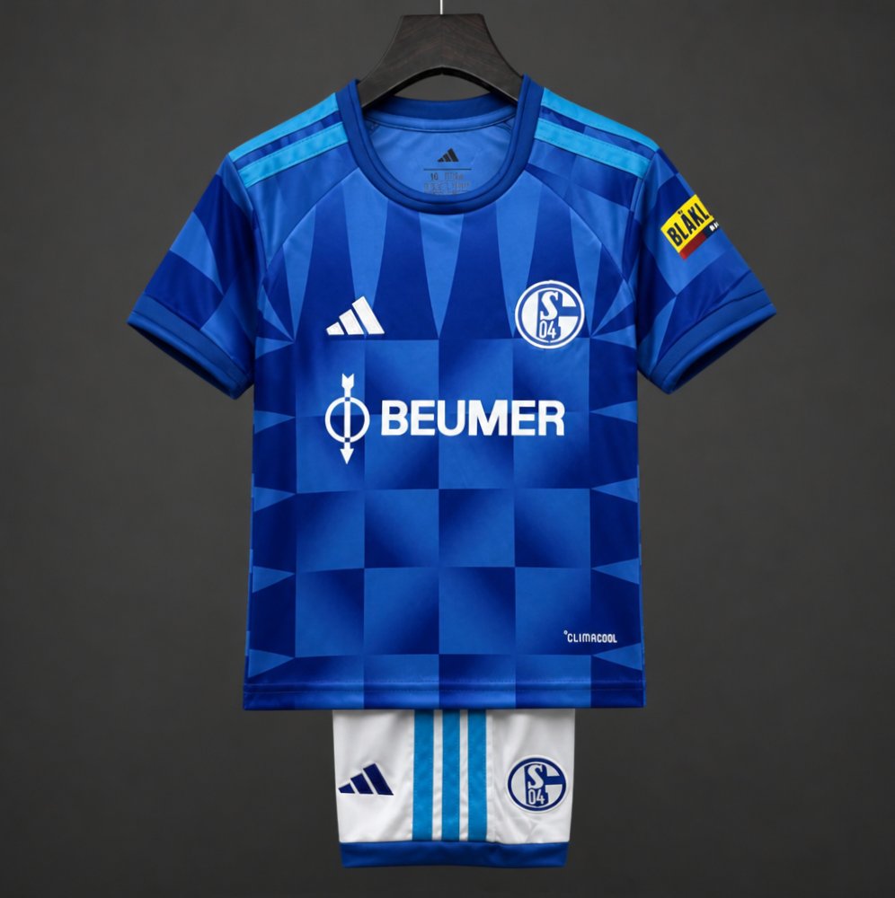 Kit Criança Schalke 04 2026-27 Principal