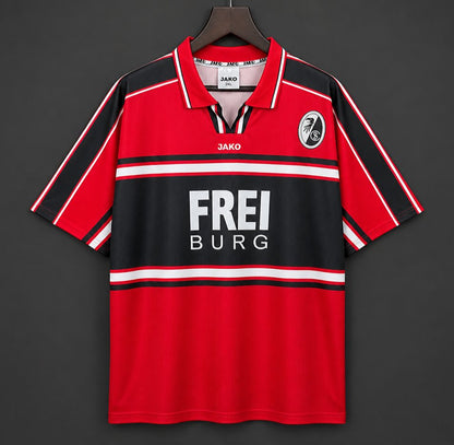 Camisola SC Freiburg 2000-01 Principal Versão Adepto