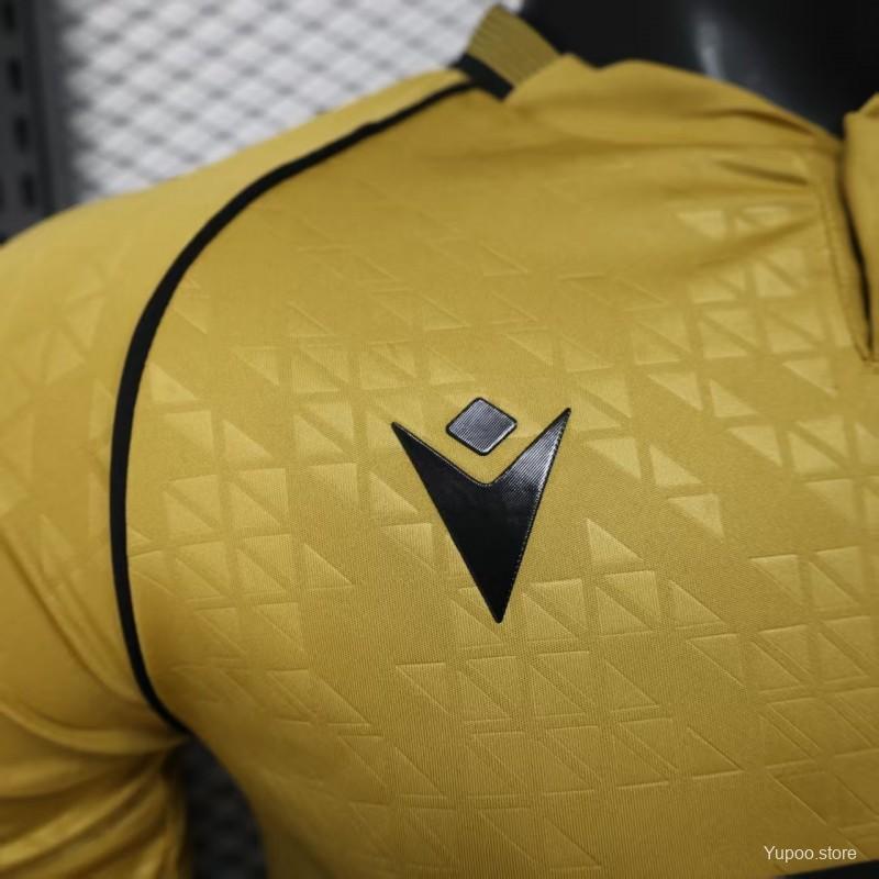 Camisola CRY-PAL 2025-26 Alternativa Amarela Versão Jogador