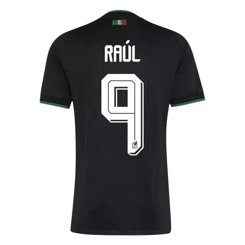 Camisola Mexico 2026 Alternativa Preta Versão Adepto RAÚL #9