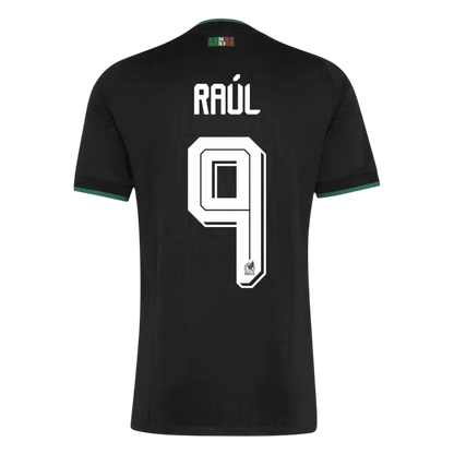 Camisola Mexico 2026 Alternativa Preta Versão Adepto RAÚL #9