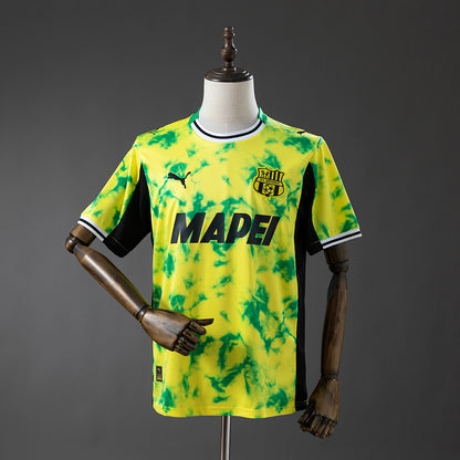Camisola US Sassuolo 2025-26 Alternativa Amarela Versão Adepto