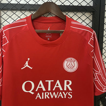 Camisola FC Paris Saint-Germain 2024-25 Alternativa Vermelha Versão Adepto