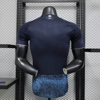 Camisola Al-Nassr FC 2025-26 Alternativa Azul Versão Jogador