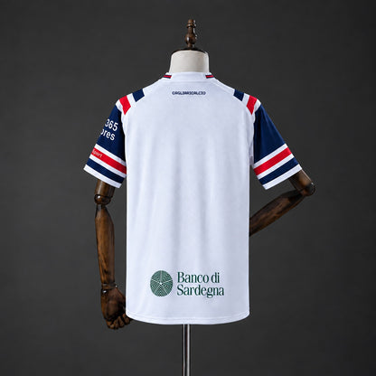 Camisola Cagliari 2026-27 Alternativa Branca Versão Adepto