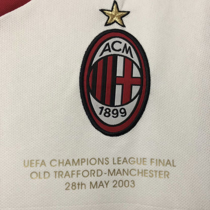 Camisola AC Milan 2002-03 Alternativa Final UCL