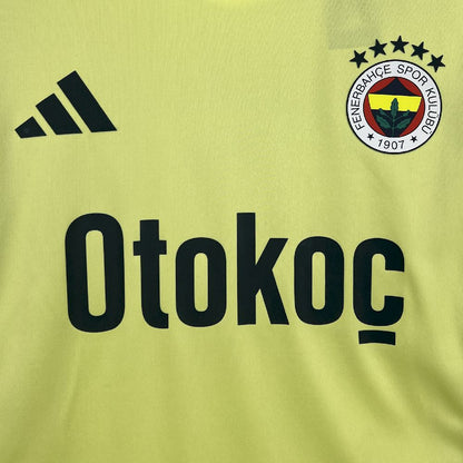 Camisola Fenerbahce 2025-26 Alternativa Amarela Versão Adepto