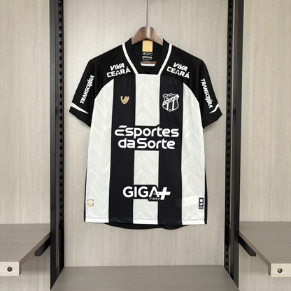 Camisola Ceará SC 2025-26 Principal Versão Adepto Todos Patrocinadores