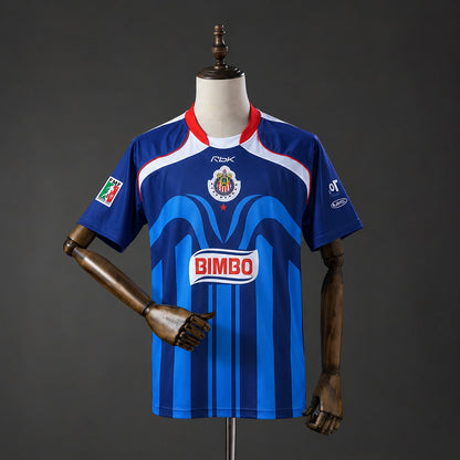 Camisola CD Chivas 2006-07 Alternativa Azul Versão Adepto