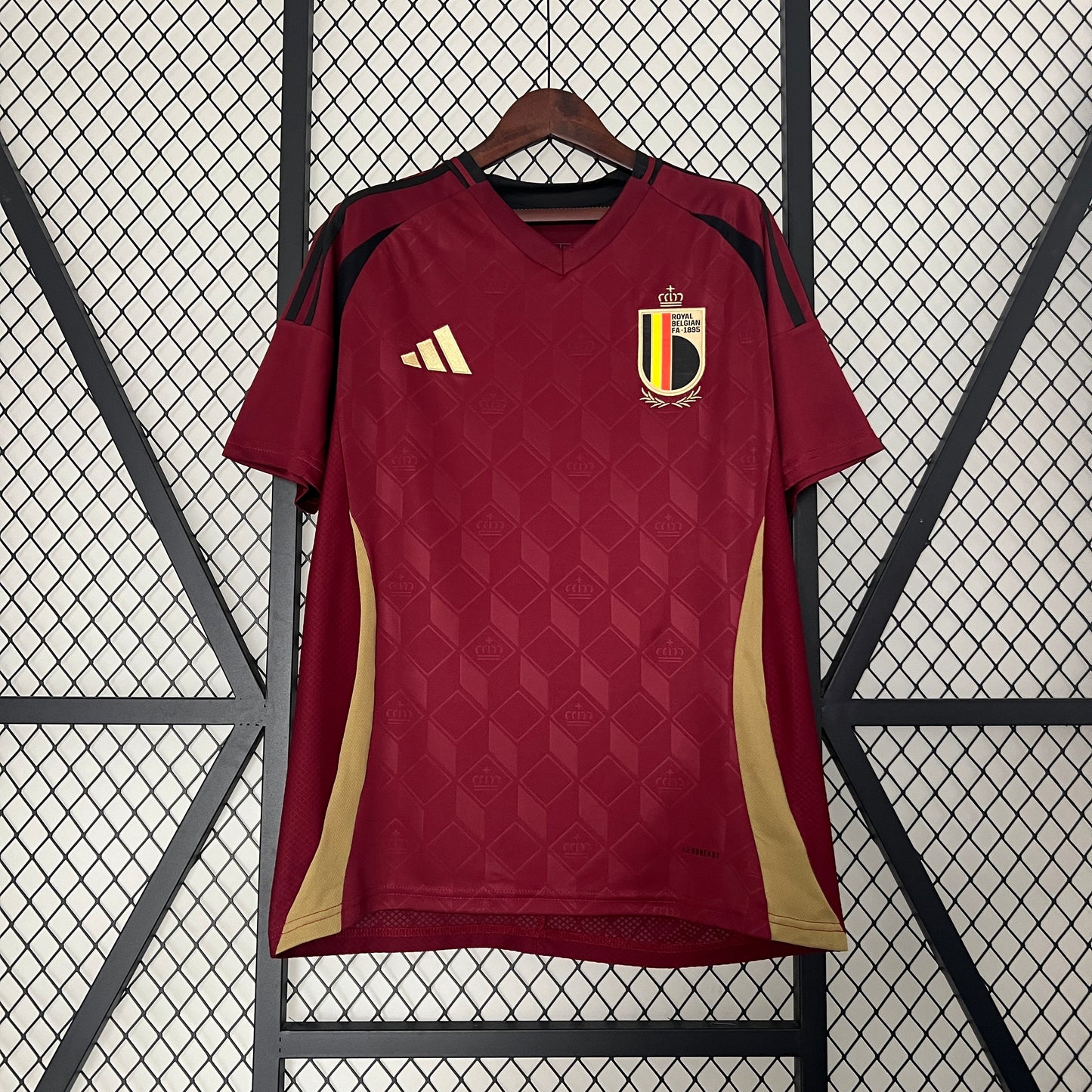 Camisola Belgica 2024 Principal Versão Adepto