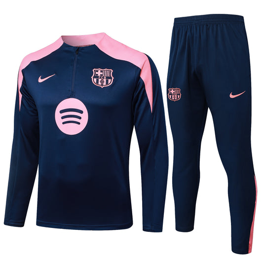 Fato de Treino FC Barcelona 2025-26 - Camisola com Fecho