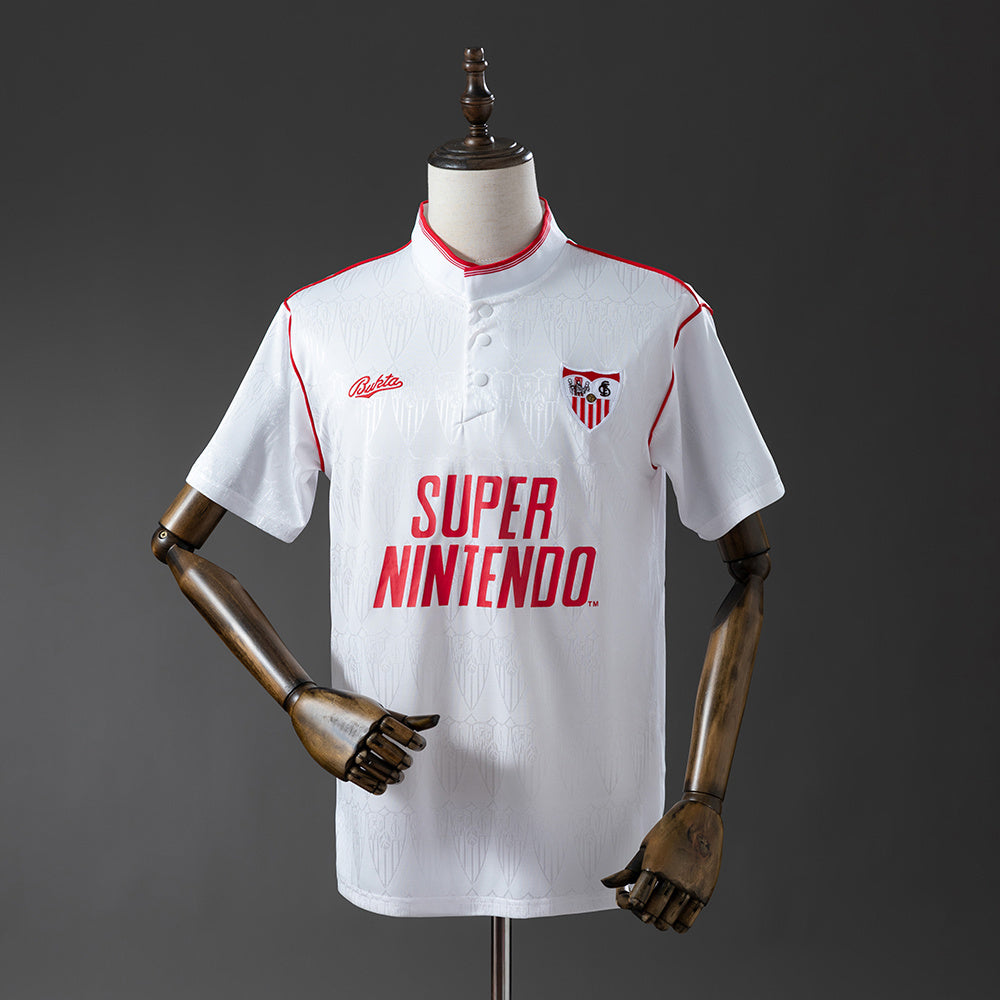 Camisola Sevilha 1991-92 Principal Versão Adepto