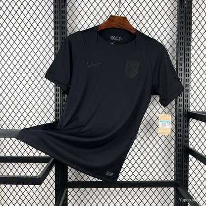 Camisola Noruega 2026 Alternativa Preta Versão Adepto