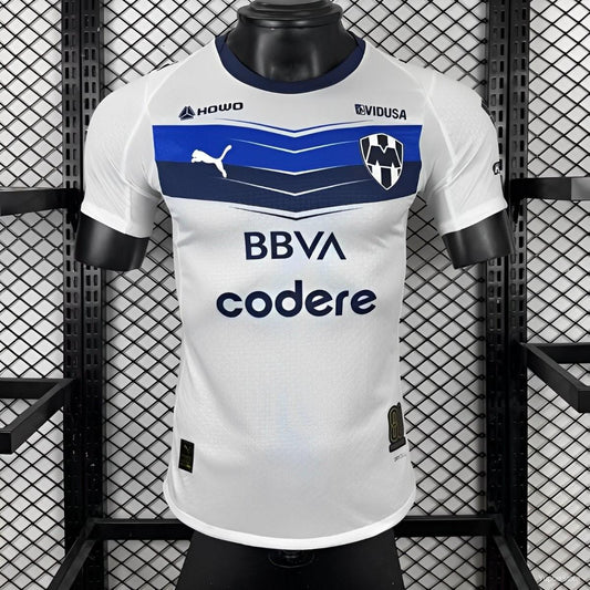 Camisola CF Monterrey 2025-26 Alternativa Branca Versão Jogador