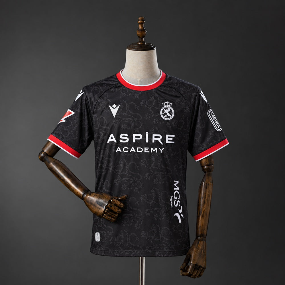 Camisola CD Leonesa 2026-27 Alternativa Preta Versão Adepto