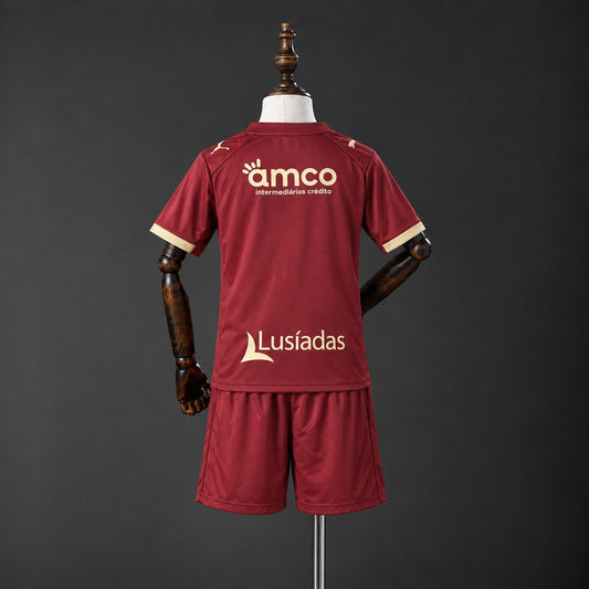 Kit Criança SC Braga 2026-27 Alternativo Vermelho