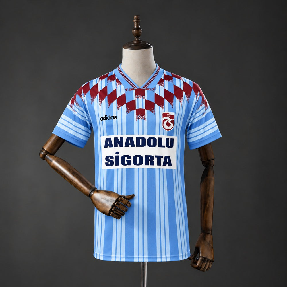 Camisola Trabzonspor 1994-95 Alternativa Azul Versão Adepto