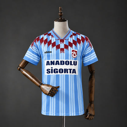 Camisola Trabzonspor 1994-95 Alternativa Azul Versão Adepto