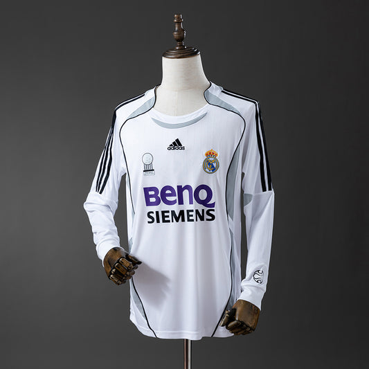 Camisola Manga Comprida Real Madrid 2006-07 Principal