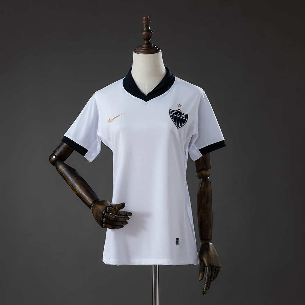 Camisola Atlético-MG 2026-27 Alternativa Branca Lisa Versão Mulher