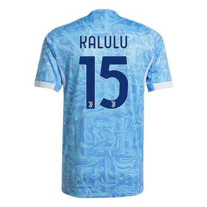 Camisola Juventus FC 2025-26 Alternativa Azul Versão Adepto KALULU #15